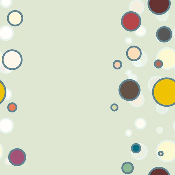 Fond Abstrait Sans Couture Avec Des Cercles — Image vectorielle