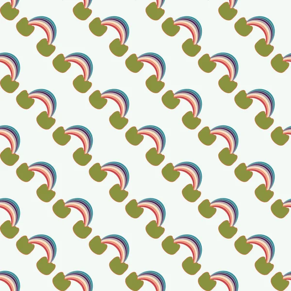 Gökkuşağı seamless modeli. Gökkuşağı Dizayn Tekstil, iç tasarım, keten, vb için. Şirin soyut çocuklar arka plan.