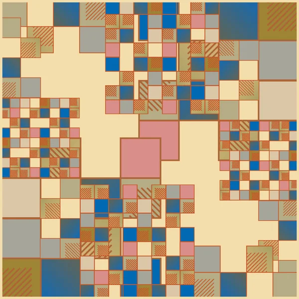 Astratto Modello Geometrico Colorato Senza Cuciture Illustrazione Vettoriale — Vettoriale Stock