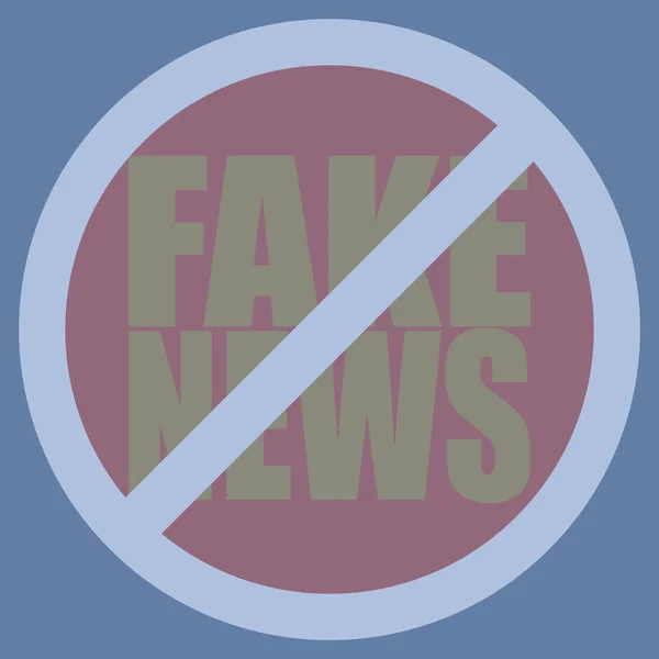 Концептуальний Логотип Фальшиві Новини Глобальні Проблеми Людства Векторні Ілюстрації — стоковий вектор