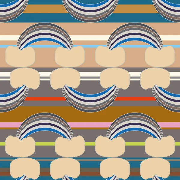 Rainbow seamless pattern. Rainbows design for textile, interior design, linens, etc. Cute abstract kids background.