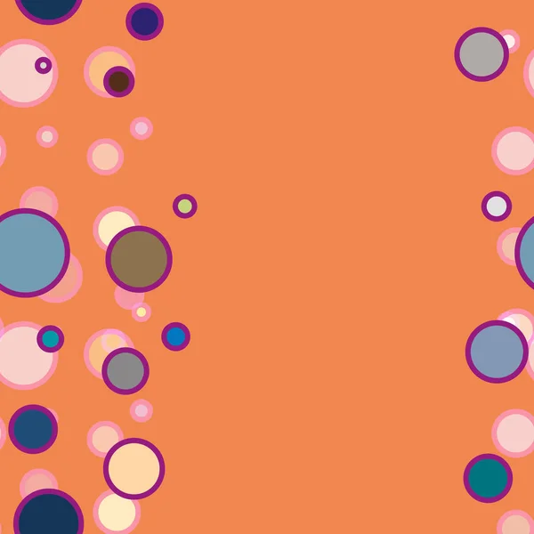 Fondo Abstracto Sin Costuras Con Círculos — Vector de stock