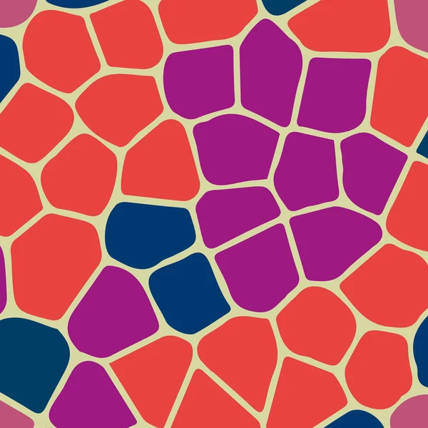 Abstrakti Värikäs Mosaiikki Saumaton Kuvio — vektorikuva