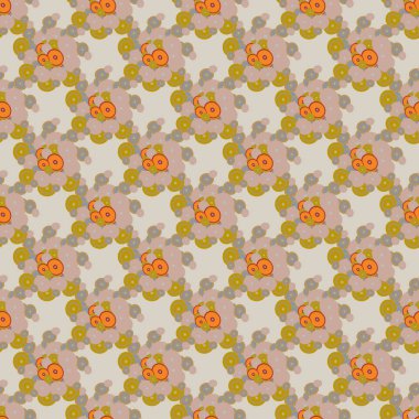 soyut geometrik renkli Dikişsiz desen arka plan için vektör çizim