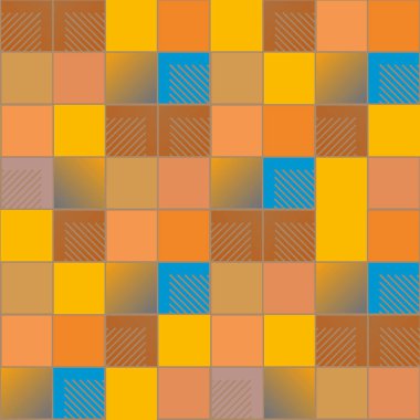 soyut geometrik renkli seamless modeli. vektör çizim