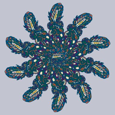 Stil zentangle yeni simetrik mandala doodle ile sanat esin kaynağı oldu. Duvar kağıdı, desen dolgularını, web sayfaları, yüzey dokuları için dekoratif nesne-ebilmek var olmak kullanılmış.