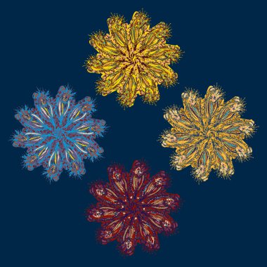 Arka plan için renkli seamless modeli. 