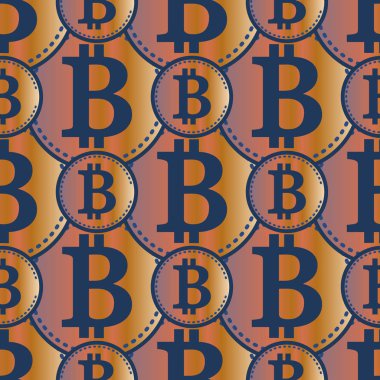bitcoins parlak parlak pahalı sikkeleri ile Seamless modeli 