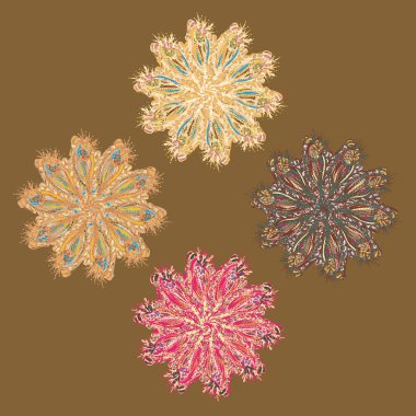 Stil zentangle yeni simetrik mandala doodle ile sanat esin kaynağı oldu. Duvar kağıdı, desen dolgularını, web sayfaları, yüzey dokuları için dekoratif nesne-ebilmek var olmak kullanılmış.