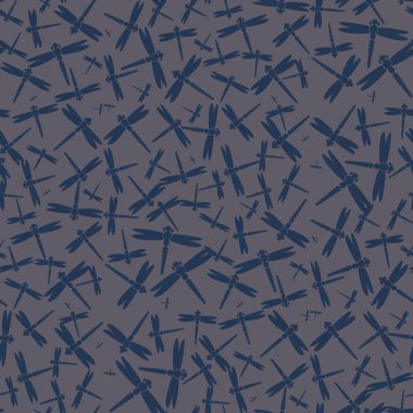 Dekoratif renkli seamless modeli ile şirin yusufçuk