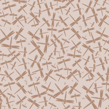 Dekoratif renkli seamless modeli ile şirin yusufçuk