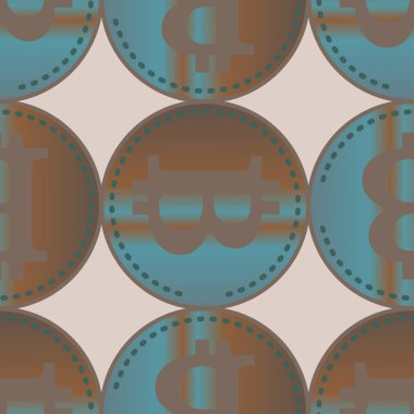 bitcoins parlak parlak pahalı sikkeleri ile Seamless modeli 