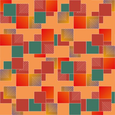 soyut geometrik renkli seamless modeli. vektör çizim