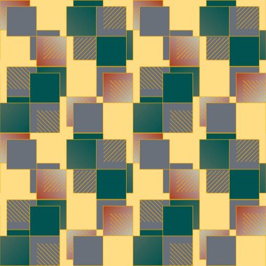 soyut geometrik renkli seamless modeli. vektör çizim