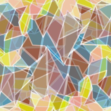 soyut geometrik renkli Dikişsiz desen arka plan için vektör çizim