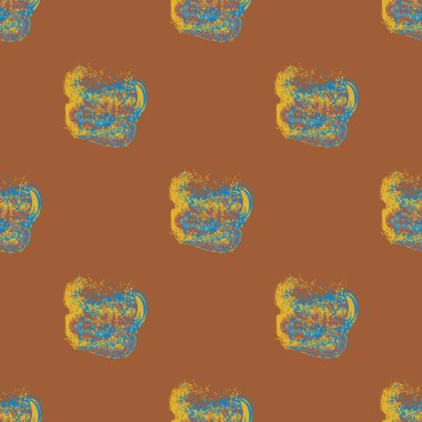 Suluboya soyut lekesi seamless modeli