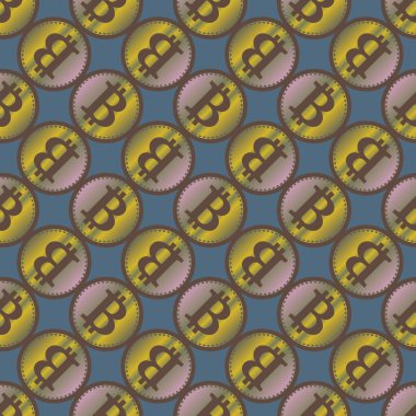 bitcoins parlak parlak pahalı sikkeleri ile Seamless modeli 