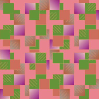 soyut geometrik renkli seamless modeli. vektör çizim