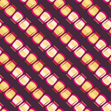 simetrik soyut desen, vektör çizim oluşturma 