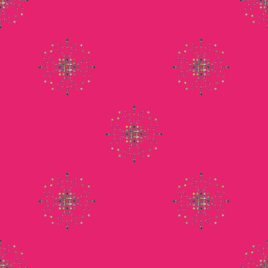 Renkli vintage seamless modeli, vektör çizim 