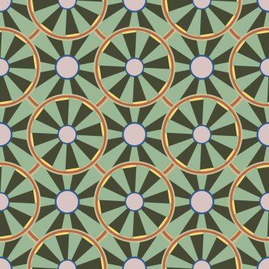 soyut geometrik renk desenli vektör çizimi