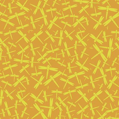 Dekoratif renkli seamless modeli ile şirin yusufçuk