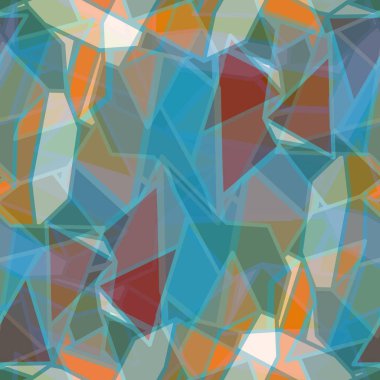 soyut geometrik renkli Dikişsiz desen arka plan için vektör çizim