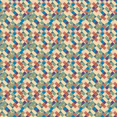 soyut geometrik renkli seamless modeli. vektör çizim