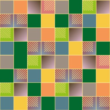 soyut geometrik renkli seamless modeli. vektör çizim