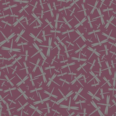 Dekoratif renkli seamless modeli ile şirin yusufçuk