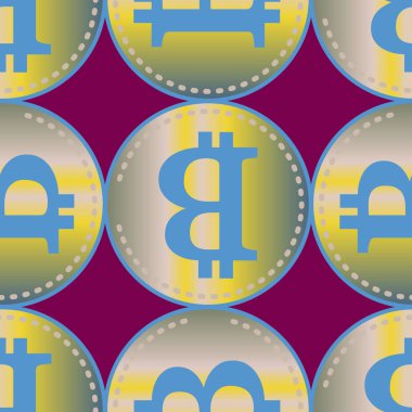 bitcoins parlak parlak pahalı sikkeleri ile Seamless modeli 