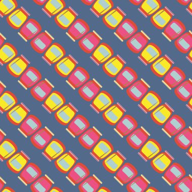 simetrik soyut desen, vektör çizim oluşturma 