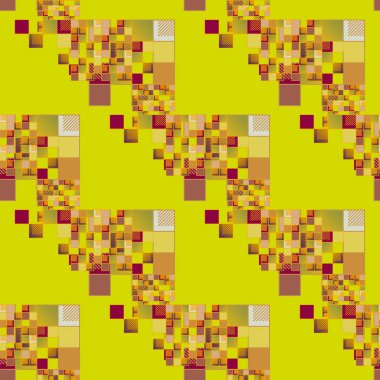 soyut geometrik renkli seamless modeli. vektör çizim