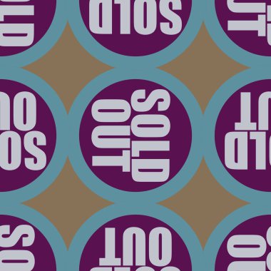 Dikişsiz desen, vektör çizim sattı