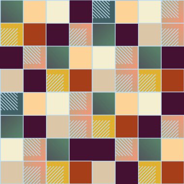 soyut geometrik renkli seamless modeli. vektör çizim