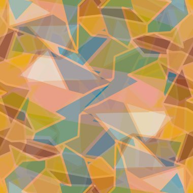 soyut geometrik renkli Dikişsiz desen arka plan için vektör çizim