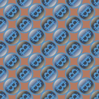 bitcoins parlak parlak pahalı sikkeleri ile Seamless modeli 