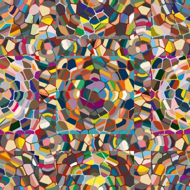 soyut renkli mozaik seamless modeli
