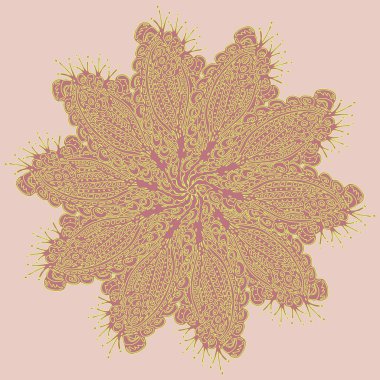 Stil zentangle yeni simetrik mandala doodle ile sanat esin kaynağı oldu. Duvar kağıdı, desen dolgularını, web sayfaları, yüzey dokuları için dekoratif nesne-ebilmek var olmak kullanılmış.