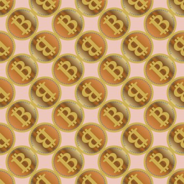 bitcoins parlak parlak pahalı sikkeleri ile Seamless modeli 