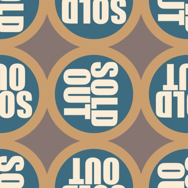 Dikişsiz desen, vektör çizim sattı