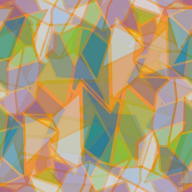 soyut geometrik renkli Dikişsiz desen arka plan için vektör çizim