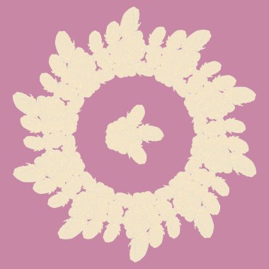 Stil zentangle yeni simetrik mandala doodle ile sanat esin kaynağı oldu. Duvar kağıdı, desen dolgularını, web sayfaları, yüzey dokuları için dekoratif nesne-ebilmek var olmak kullanılmış.