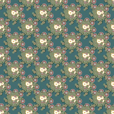 soyut geometrik renkli Dikişsiz desen arka plan için vektör çizim