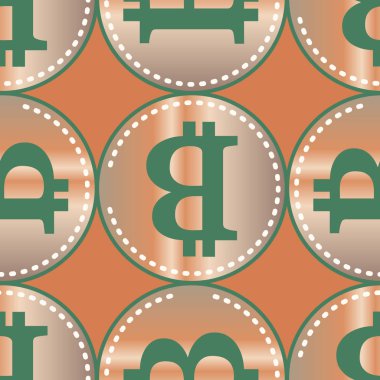 bitcoins parlak parlak pahalı sikkeleri ile Seamless modeli 