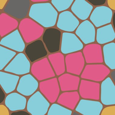 soyut renkli mozaik seamless modeli