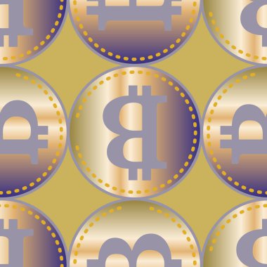 bitcoins parlak parlak pahalı sikkeleri ile Seamless modeli 