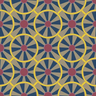 soyut geometrik renk desenli vektör çizimi