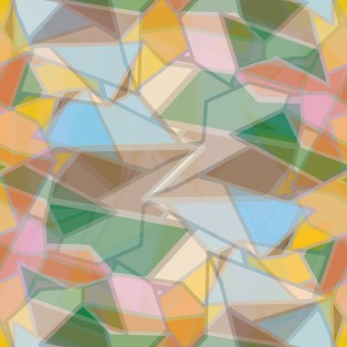 soyut geometrik renkli Dikişsiz desen arka plan için vektör çizim