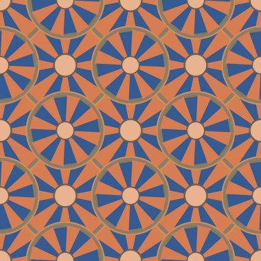 soyut geometrik renk desenli vektör çizimi